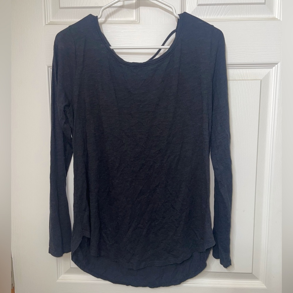 Hollister black long sleeve shirt. Medium